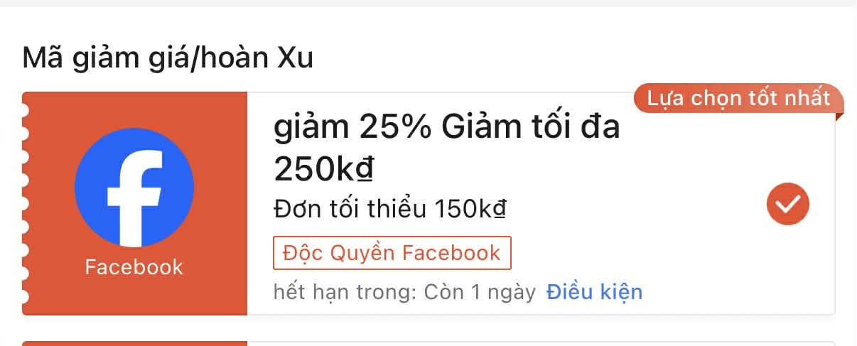 Mã giảm giá Shopee